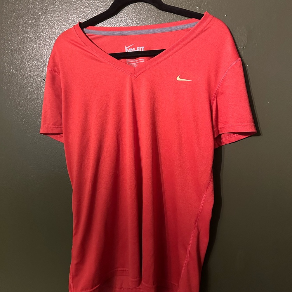 Nike Dri-FIT Red Tee